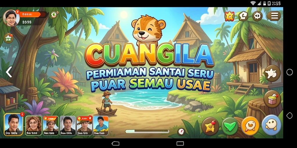 Tangkapan layar gameplay CUANGILA yang menggambarkan keseruan dan tantangan.