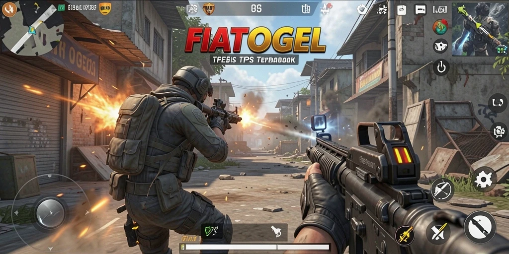 Tampilan gameplay seru dari FIATOGEL yang penuh aksi.