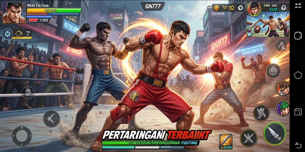 Gambaran gameplay seru dalam GN777 yang penuh aksi Fighting.