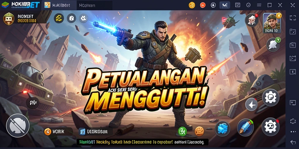 Tampilan gameplay HOKIBET yang penuh aksi dan mendebarkan.