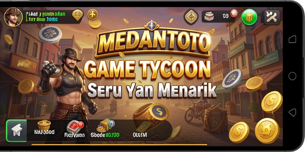 Screenshot gameplay MEDANTOTO yang menunjukkan keseruan membangun bisnis.