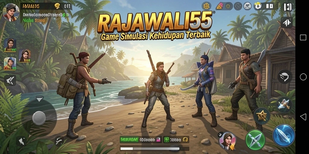 Tampilan gameplay RAJAWALI55 yang seru dan interaktif.