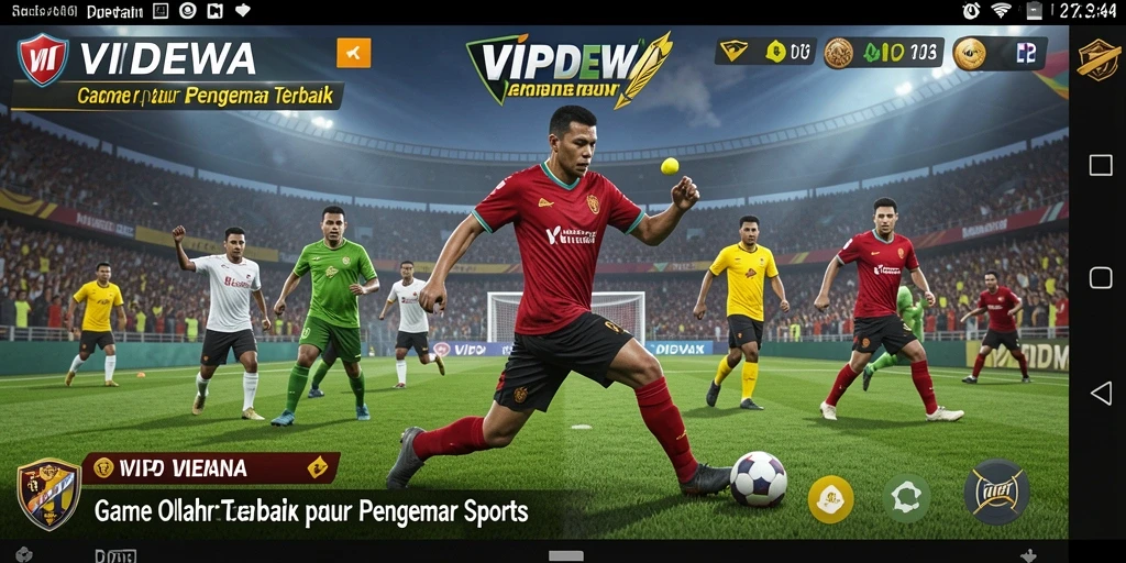 Screenshot gameplay <strong>VIPDEWA</strong> menampilkan aksi seru di lapangan.